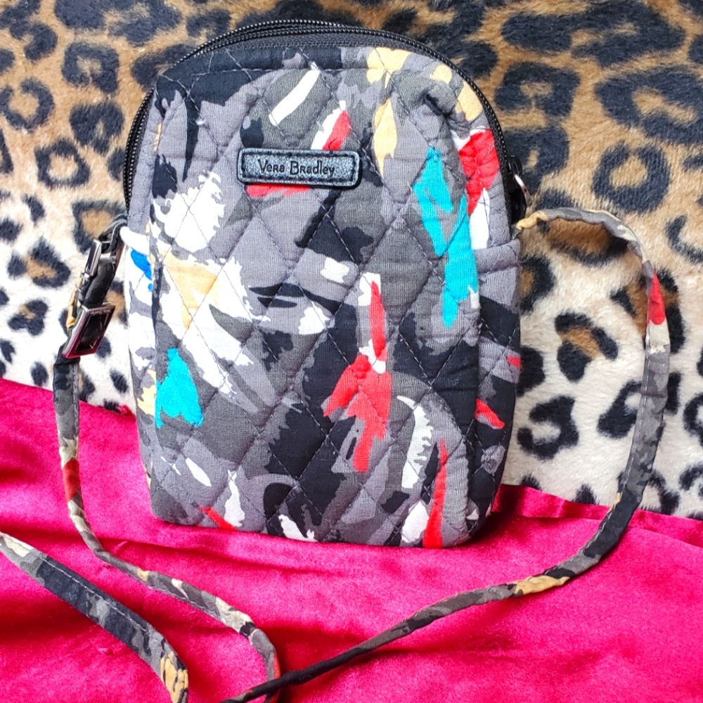 Vera Bradley small quilted crossbody bag